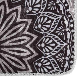 Berkfield Home Rug Washable 190x300 cm Multicolour Anti Slip | Size: 100 cm diameter