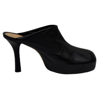 Bottega Veneta Bottega Veneta Bold Platform Mules in Black Leather
