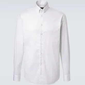 Giorgio Armani Archivio pinstripe cotton shirt