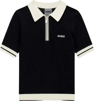Guess Tops, Dames, Zwart, S, Polo Gabry