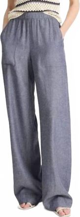 Vince Casual Pull-On Pant In Mid Indigo