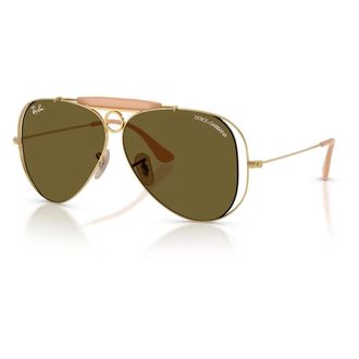 Ray-Ban The Shooter Zonnebril - unisex - Zonnebrillen - Geel - 54 MM - Accessoires