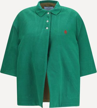 Prada Giacca in piquet di puro cotone Woman 38