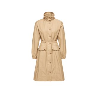 Moncler Moncler Rhododendron Hooded Long Parka, Women, Beige, Size: 00