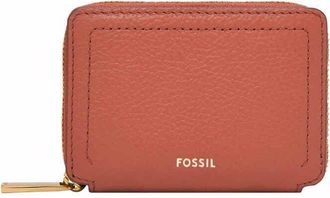 Fossil Womens Logan Accessory-Travelers Card Sleeves, Red, Small