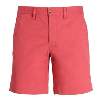 Ralph Lauren Casual Shorts, male, Red, Size: W36 Stretch Straight Fit Chino Shorts
