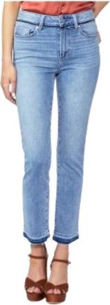 Paige Broeken - Dames - Slim Fit Broeken - Blauw - W26 - Katoen - Broeken
