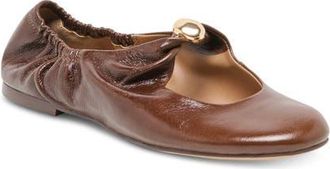 Dolce Vita Cornel Mary Jane Flat in Russet Leather at Nordstrom, Size 8.5