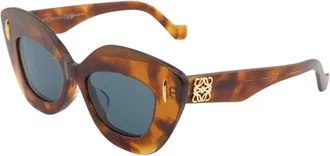 Loewe LW40127F53V Cat-Eye Tortoiseshell Sunglasses - Brown