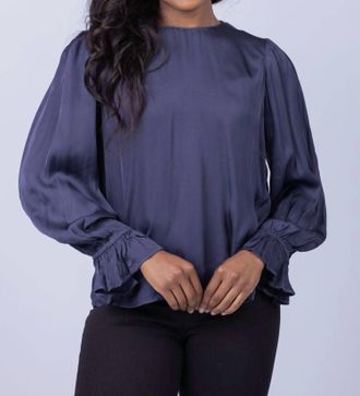 Velvet Pari Blouse In Copen