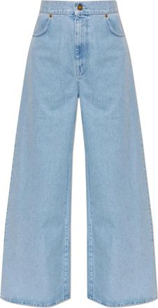 Max Mara Jeans, Dames, Blauw, M, Katoen, Affari Jeans