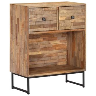 vidaXL Aparador De Madera De Teca Reciclada 60x30x75 Cm Vidaxl