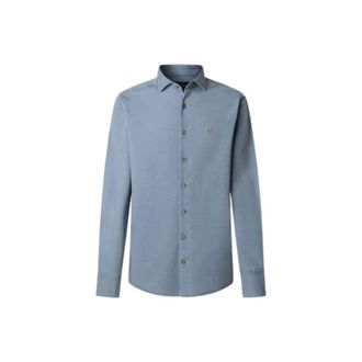 Hackett Camicia Essential in denim - - Shirts - Uomo - Blu - L