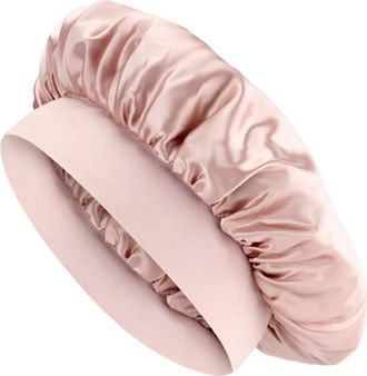 Blissy Halo Silk Bonnet in Pink at Nordstrom