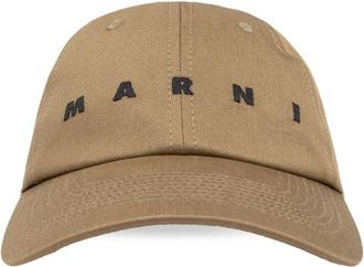 Marni Stijlvolle Bruine Hoeden & Petten - Heren - Petten - Bruin - M - Katoen - Accessoires