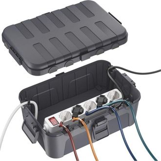 OEM Caja De Conexiones Grande Resistente A La Intemperie Para Uso Exterior, Ip54, 34,5 X 24 X 12 Cm, Carcasa Impermeable Para Uso En Jard&iacute;n, Protecci&oacute;n Pa