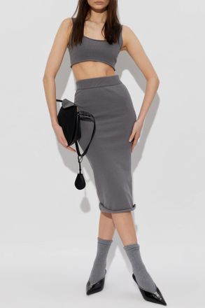 Entire studios Pencil Skirt, Womens, Grey