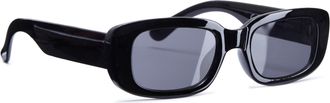 Lascana Sonnenbrille LSCN BY LASCANA, Damen, schwarz, unifarben, Sonnenbrillen Sonnenbrille, Rectangular-Look, Damenbrille mit UV Schutz