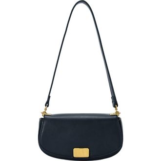 Rachel Zoe Rib Buckle Shoulder Bag in Black at Nordstrom Rack