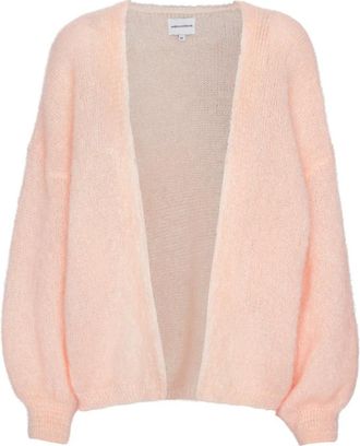 Americandreams Lee Short Cardigan - Dames - Vesten - Roze - L - Wol - Truien & Vesten