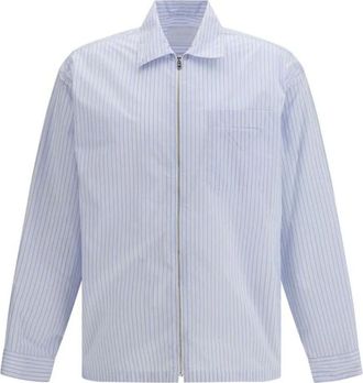 Prada Hombre, Camisas, Azul, Talla: L