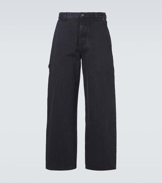 Loewe Jeans anchos con piel