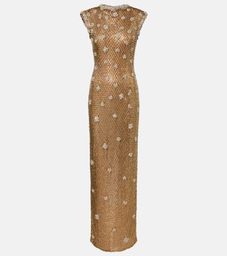 Rachel Gilbert Vestido de fiesta Solana adornado