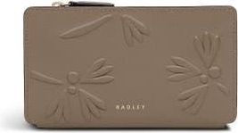 Radley London Coin Street - Debossed Medium Ziptop Wallet in Coffee at Nordstrom