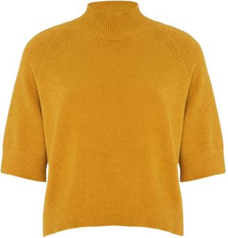 Manila Grace Lupetto M469Vu - - Knitwear - Donna - Giallo - L