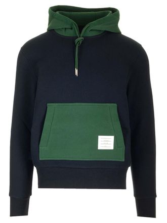 Thom Browne Hooded Sweatshirt Sweatshirts Blu-Uomo
