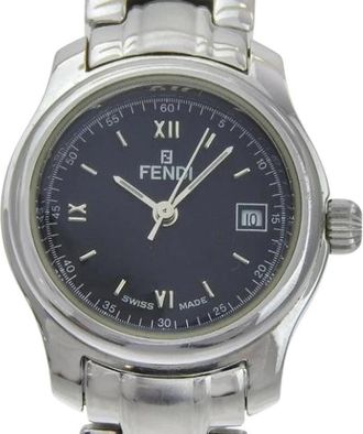 Fendi Pre-owned 210L Polshorloge - Dames - Vintage Horloges - Zwart - ONE Size - Vintage