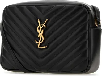 Saint Laurent Womens Black Leather Crossbody Bag Nero Borse A Tracolla