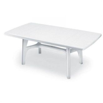 Scab Scab - Mesa Resina Blanca 180x95 Cm. Presidente 1800