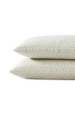 Laura Ashley Evie Cotton Pillowcase Set in Sun Gold at Nordstrom Rack, Size Standard