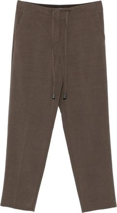 Giorgio Armani Rechte broek - Dames - Straight fit broeken - Grijs - L - Broeken