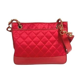 Chanel Pre-owned Vintage Schoudertas - Dames - Pre-owned - Rood - Maat: ONE Size Leer