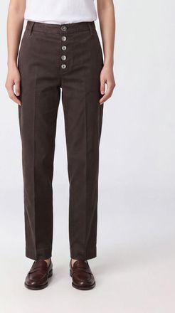 Dondup Pantaloni cropped Nima in cotone stretch slim fit