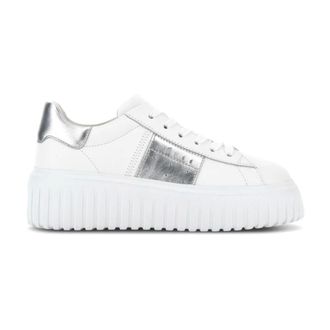 Hogan White Flat Shoes with Memory Foam