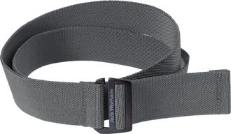 Jack Wolfskin Synthetikg&uuml;rtel JACK WOLFSKIN LIGHT BELT, Damen, Gr. 110, grau (schwarz, grau), Materialmix, G&uuml;rtel Synthetikg&uuml;rtel