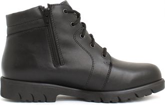 Toe Warmers Mens Waterproof Karl Lace Up Boot In Black
