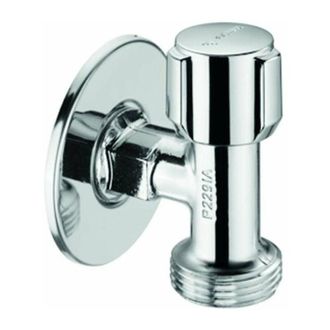 Schell V&aacute;lvula De Conexi&oacute;n De Dispositivo Cromada, Con Empu&ntilde;adura Comfort 1/2 Pulgada X 3/4 Pulgada Schell