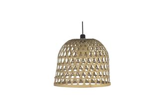 POMAX Decoración colgante de bambú beige