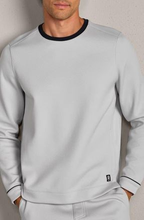 Rhone Quantum Crewneck Sweatshirt in Whisper Gray at Nordstrom, Size X-Large