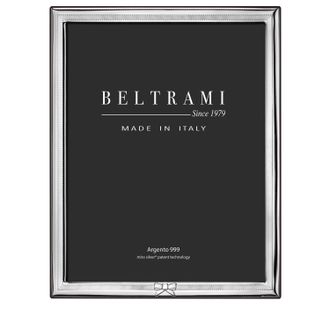 BELTRAMI Portafoto Fiocco foto 20x25 cm Beltrami con argento Miro Silver