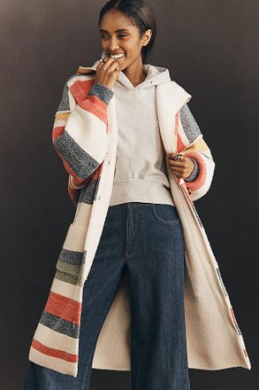 Pilcro Oversized Hooded Cardigan Sweater