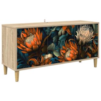 vidaXL Mueble De Tv Lochem 102 X 33 X 50 Cm Sonoma Vidaxl