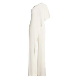 Ralph Lauren Jumpsuits, female, Beige, Size: 2XS April Jumpsuit Silky Ggt 154