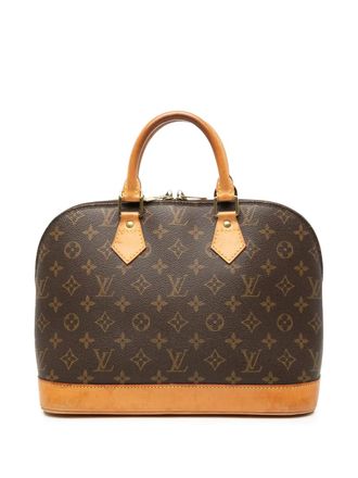 Louis Vuitton Borsa a mano Alma PM con monogramma 2002 - Marrone