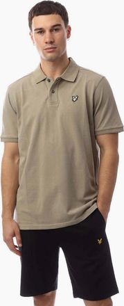 Lyle & Scott Lyle And Scott Mens Natural Dye Polo Shirt - Cream - Size: 34