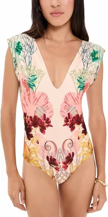 Carolina K Liset One Piece Swimsuit In Sea Elements